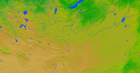 Mongolei Vegetation 4000x2090